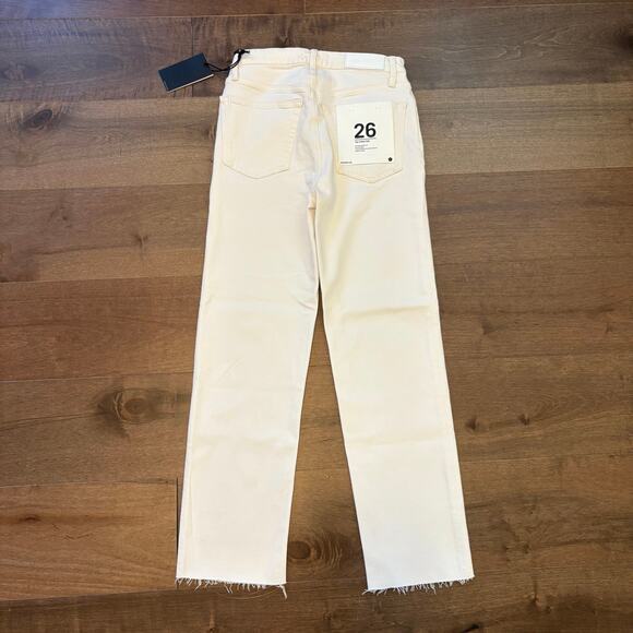 RE/DONE Women’s Originals 70s Stove Pipe Jeans in Vintage White size 26 NWT - Picture 6 of 8
